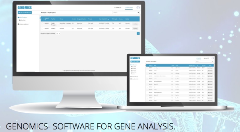 Genomic big data software to gene.