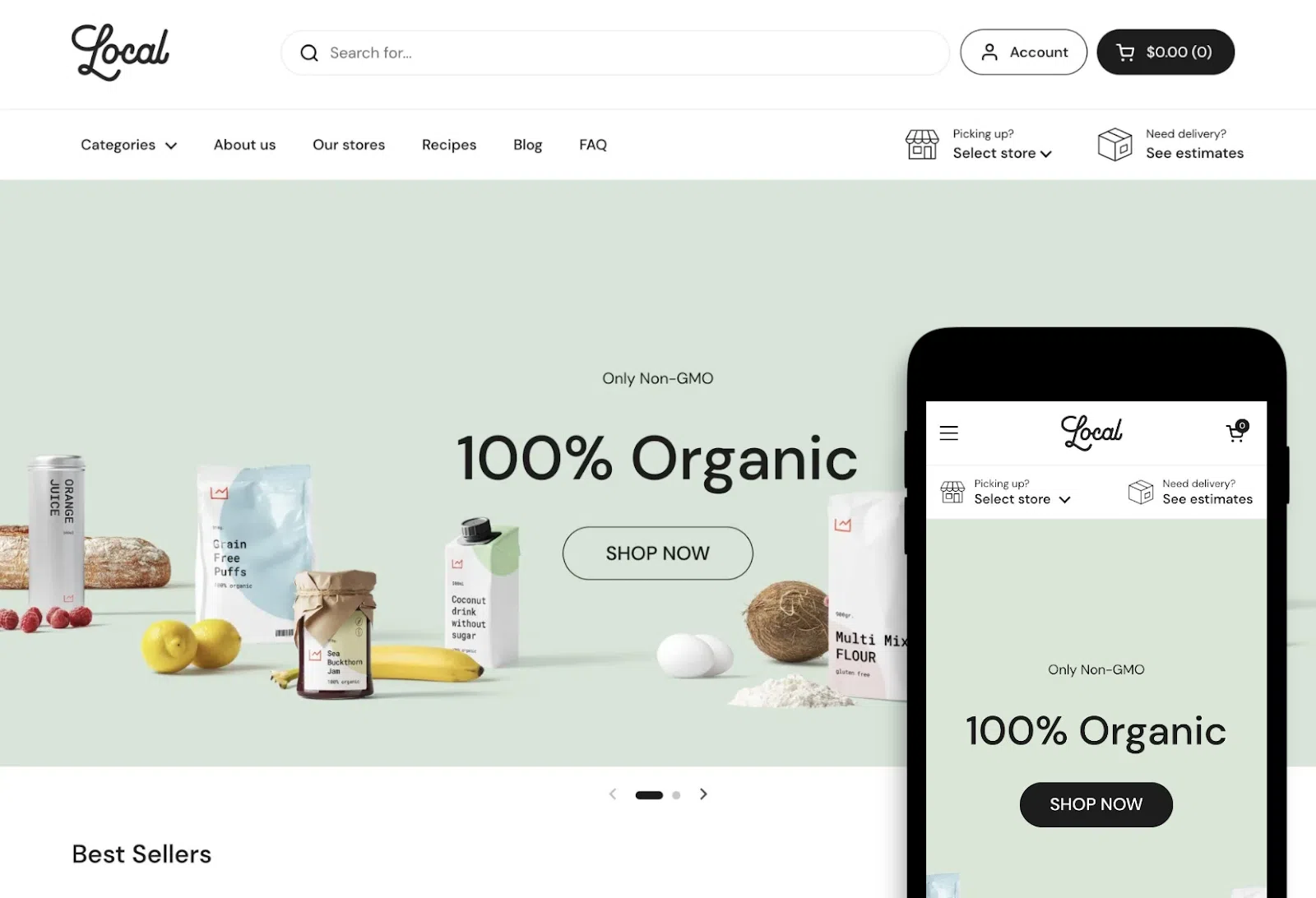 ecommerce it solutions definition features & pricing 7 Many brands choose Shopify themes to optimize the interface and information provided to customers, making it one of the best eCommerce solutions - Image source: Shopify