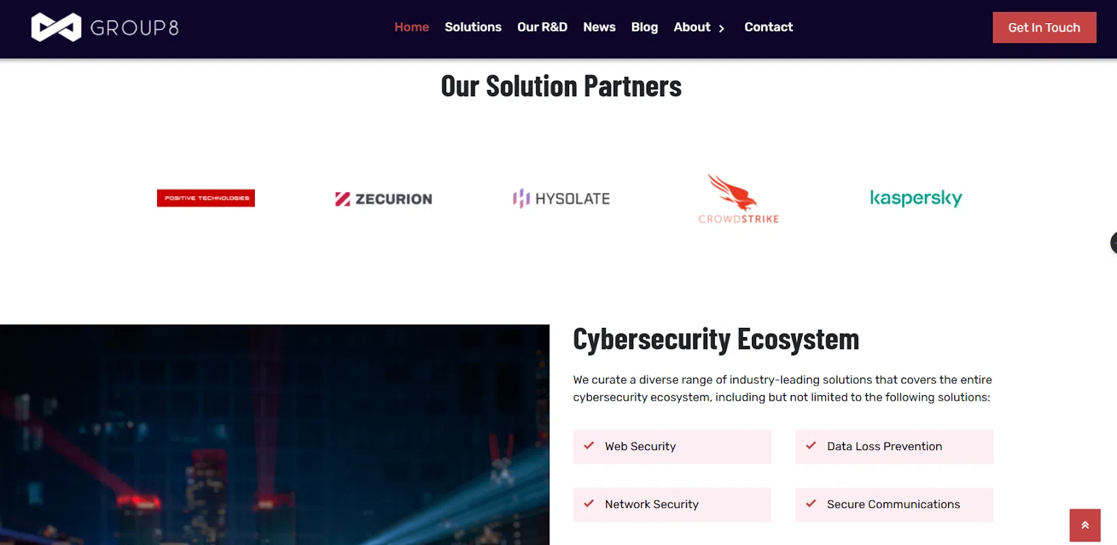 top 5 cyber security service provider 6 Strength in Unity: Group 8 Cybersecurity Solutions