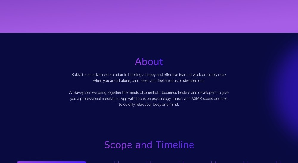 Kokkiri | Meditation App | Savvycom