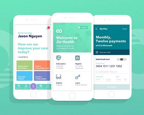 Jio Health - Telemedicine App Built by Savvycom