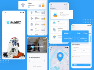On demand Laundry App Development | Savvycom - 2