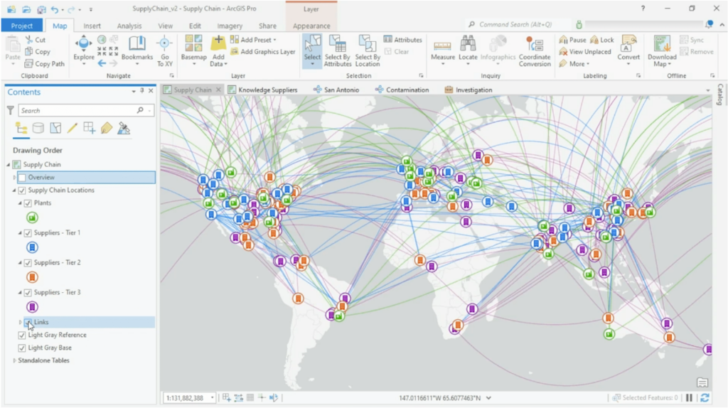 supply chain visualization