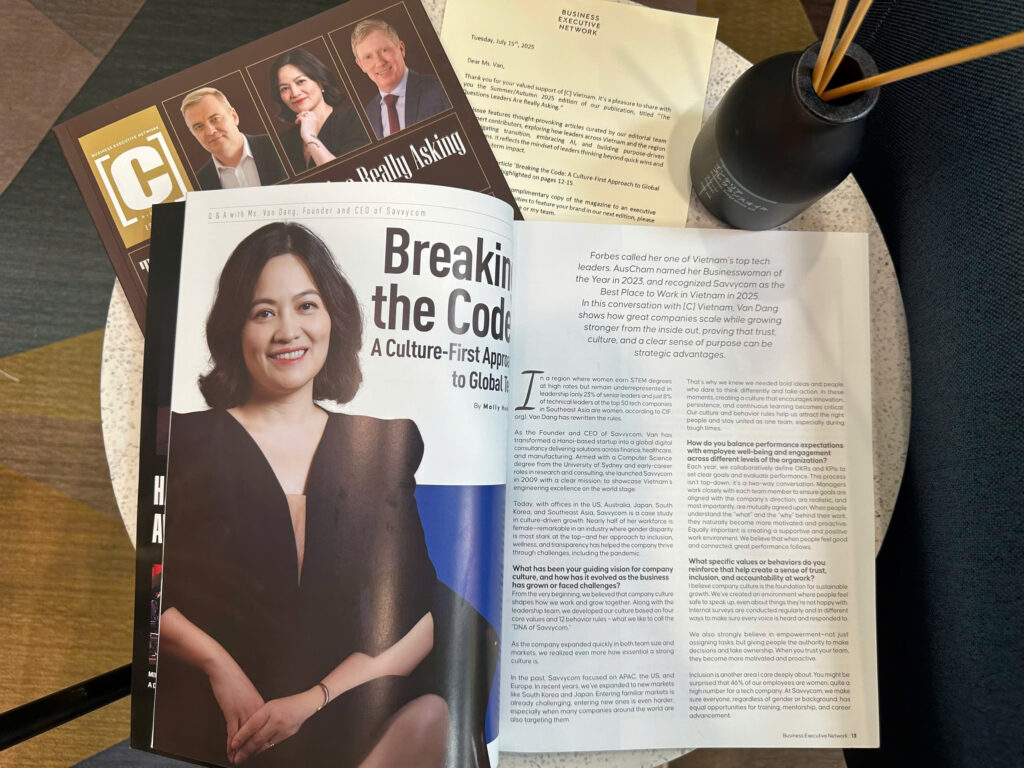 Savvycom CEO Van Dang Featured in [C] Vietnam