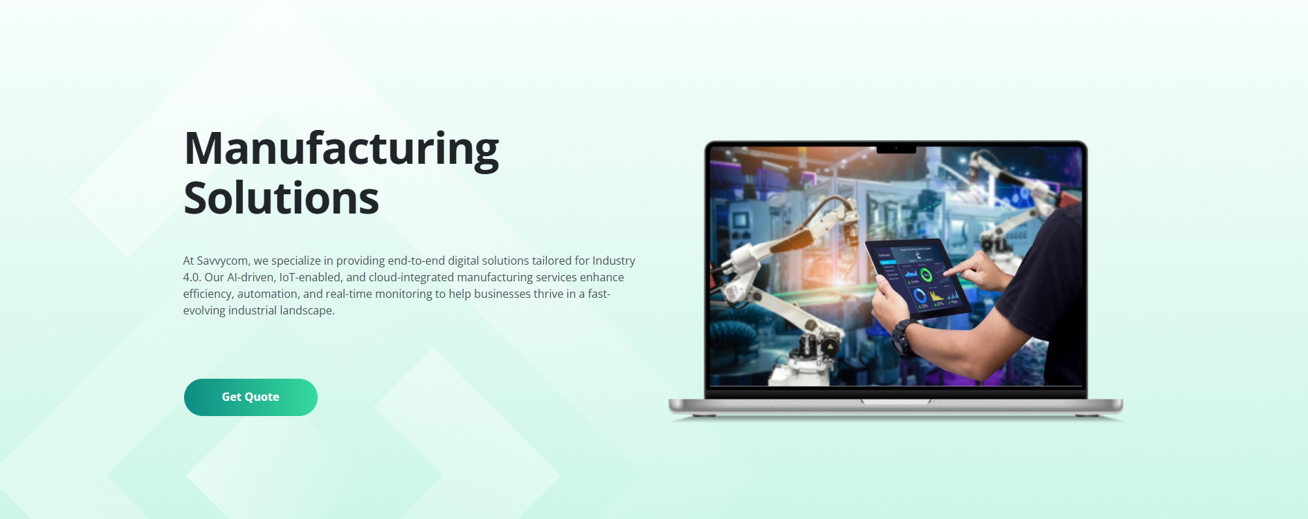 Savvycom Manufacturing Solutions