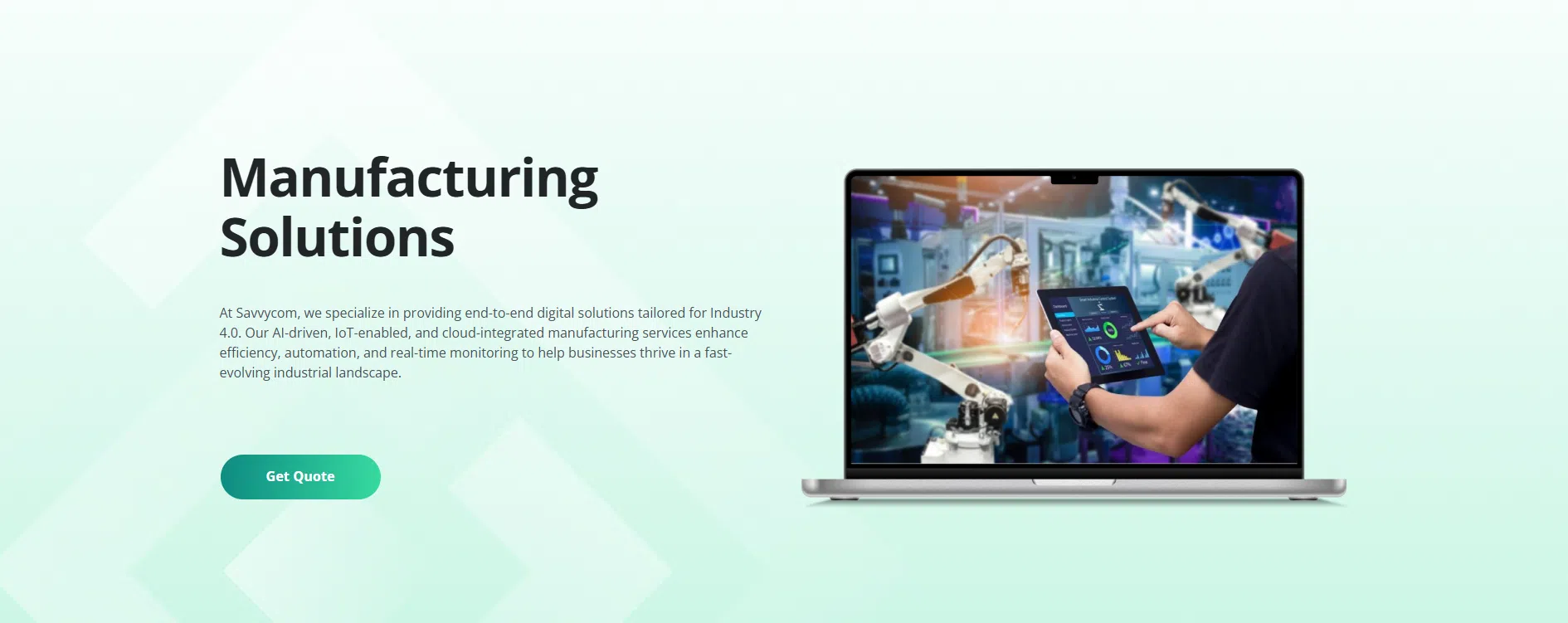 Savvycom Manufacturing Solutions