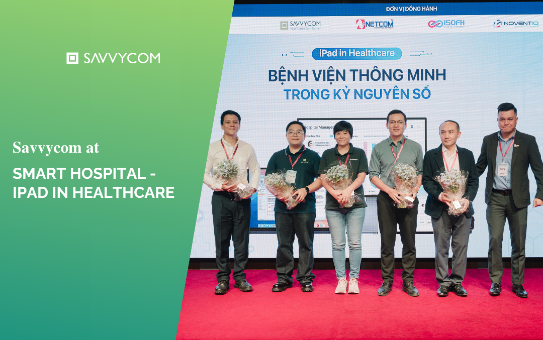 Savvycom presenting digital transformation solutions at Smart Hospital event